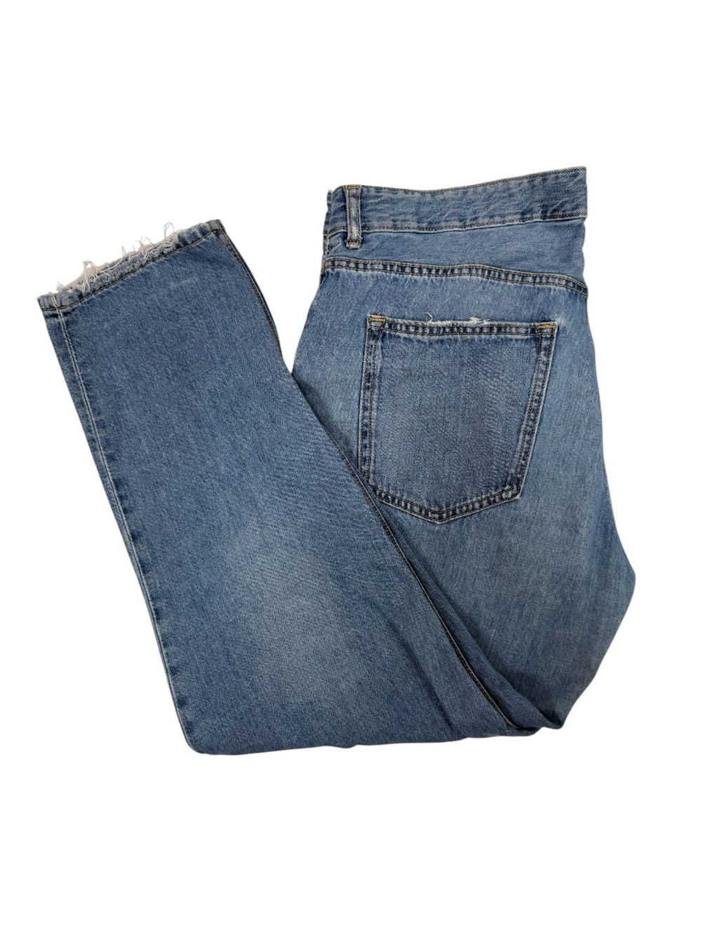 Classic Boyfreind Light Blue High-Rise Straight Jeans Size 32